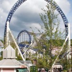 ترن هوایی kanon وحشتناک در شهربازی liseberg سوئد